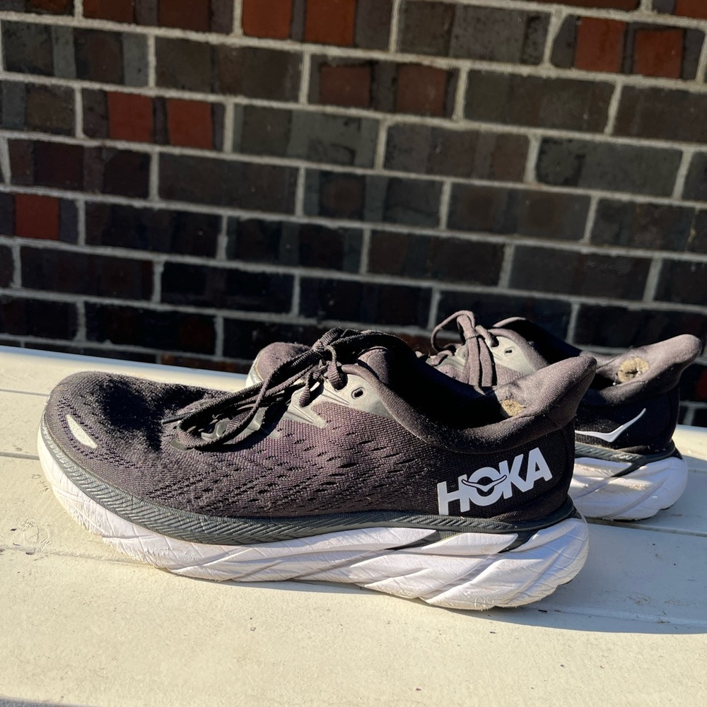 Hoka One One Black Clifton Running Shoes Women’s Size 8.5 - Picture 13 of 14